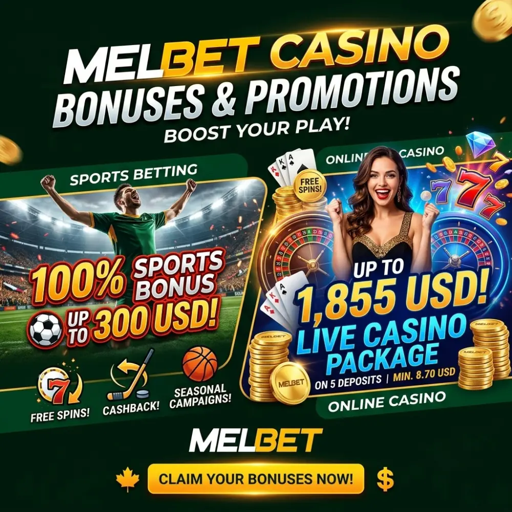Melbet Casino Bonuses and Promotions